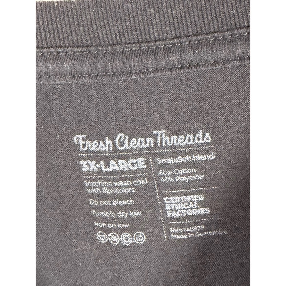 Fresh Clean Threads Lot of 2 Black Long Sleeve StratuSoft Crew Neck Tee Mens 3XL - Picture 4 of 7